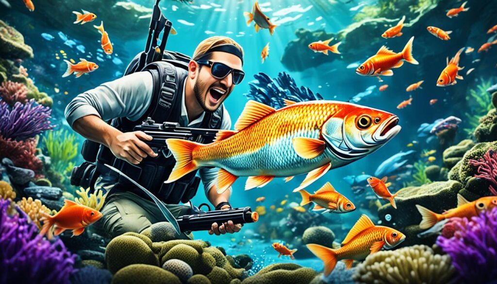 Grafis tembak ikan